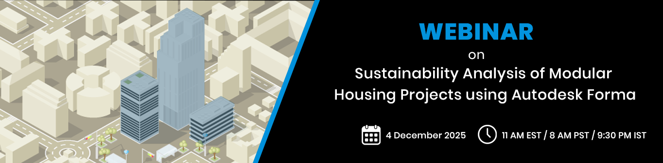 Webinar on Sustainability Analysis of Modular Housing Projects using Autodesk Forma